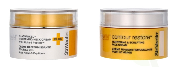 StriVectin Tighten & Sculpt Kit 100 ml Neck Cream 50ml/Face Cream 50ml i gruppen SKØNHED & HELSE / Gaveæske / Gaveæske til hende hos TP E-commerce Nordic AB (C95557)