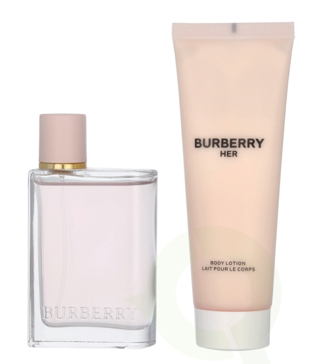 Burberry Her Giftset 125 ml Edp Spray 50ml/Body Lotion 75ml i gruppen SKØNHED & HELSE / Gaveæske / Gaveæske til hende hos TP E-commerce Nordic AB (C95718)