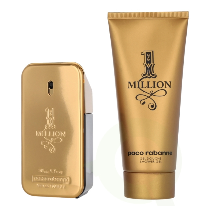 Paco Rabanne 1 Million Giftset 150 ml Edt Spray 50ml/Shower Gel 100ml i gruppen SKØNHED & HELSE / Gaveæske / Gaveæske til ham hos TP E-commerce Nordic AB (C95719)