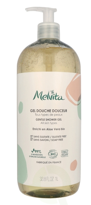 Melvita Gentle Shower Gel 1000 ml i gruppen SKØNHED & HELSE / Hudpleje / Kropspleje / Bad & brusecreme hos TP E-commerce Nordic AB (C95757)