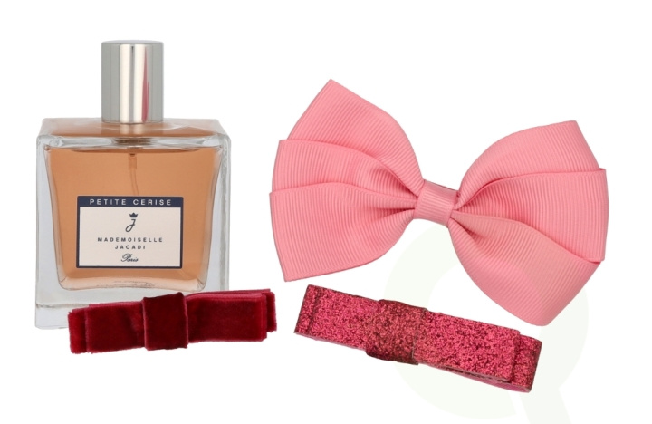 Jacadi Mademoiselle Petite Cerise Giftset 100 ml Edt Spray 100ml/3x Hair Clips - For Kids i gruppen SKØNHED & HELSE / Gaveæske / Gaveæske til hende hos TP E-commerce Nordic AB (C95768)