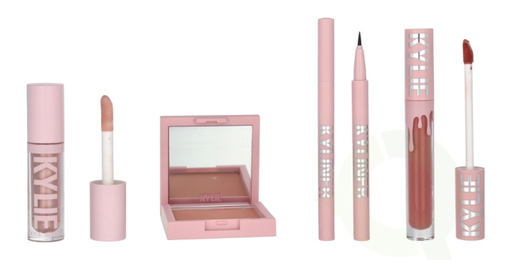 Kylie Cosmetics Kylie Make-Up Set 16.6 ml Blush Powder 10gr/Matte Liquid Lipstick 3ml/High Gloss 3,3ml/Kyliner Liquid Pen 0.3ml i gruppen SKØNHED & HELSE / Gaveæske / Gaveæske til hende hos TP E-commerce Nordic AB (C95786)