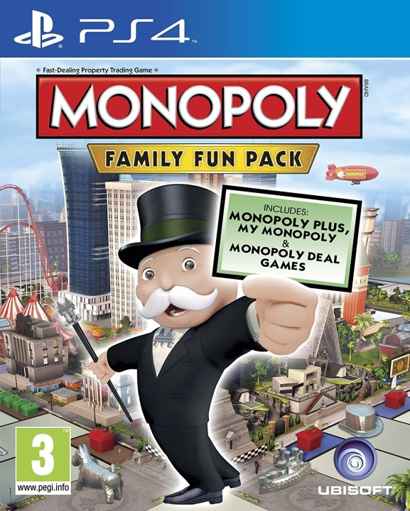 Monopoly Family Fun Pack (PS4) i gruppen HJEMMEELEKTRONIK / Spilkonsoller og tilbehør / Sony PlayStation 4 / Spil hos TP E-commerce Nordic AB (C95848)