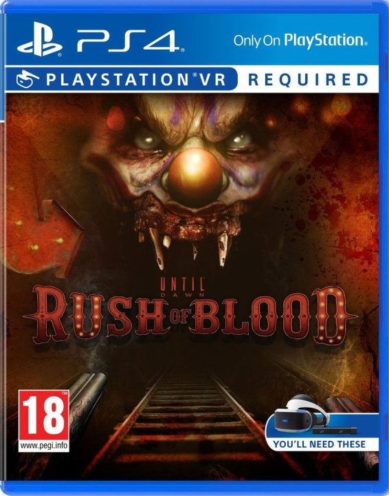 Until Dawn: Rush of Blood (UK) (VR) (PS4) i gruppen HJEMMEELEKTRONIK / Spilkonsoller og tilbehør / Sony PlayStation 4 / Spil hos TP E-commerce Nordic AB (C95981)