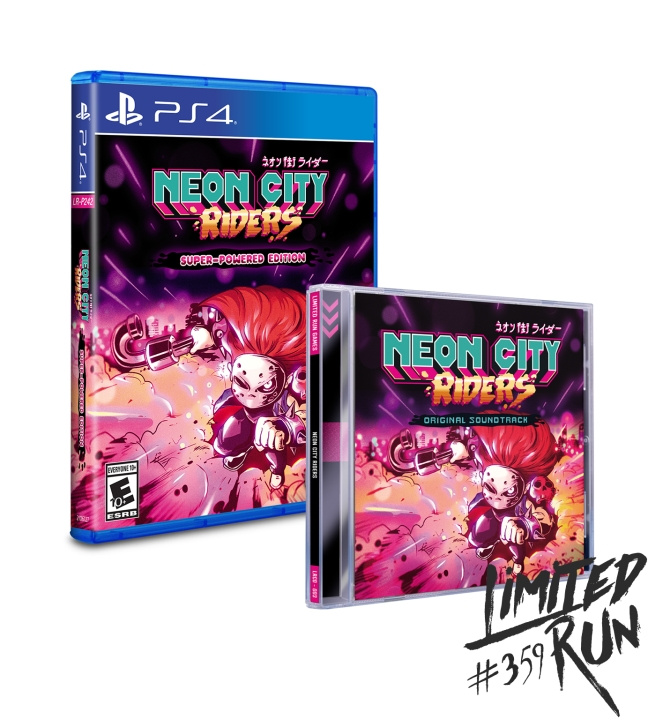 Neon City Riders - Super-Powered Edition (#359) (Import) (PS4) i gruppen HJEMMEELEKTRONIK / Spilkonsoller og tilbehør / Sony PlayStation 4 / Spil hos TP E-commerce Nordic AB (C95998)