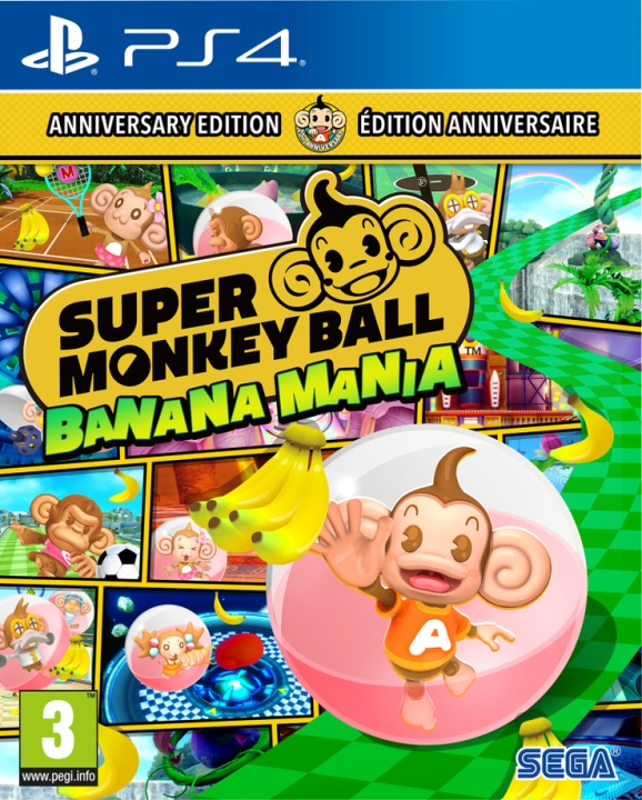 Super Monkey Ball Banana Mania (PS4) i gruppen HJEMMEELEKTRONIK / Spilkonsoller og tilbehør / Sony PlayStation 4 / Spil hos TP E-commerce Nordic AB (C96017)