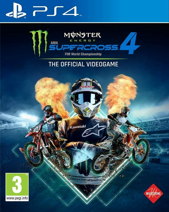 Monster Energy Supercross - The Official Videogame 4 (PS4) i gruppen HJEMMEELEKTRONIK / Spilkonsoller og tilbehør / Sony PlayStation 4 / Spil hos TP E-commerce Nordic AB (C96094)