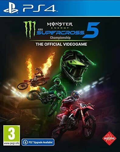 Monster Energy Supercross - The Official Videogame 5 (PS4) i gruppen HJEMMEELEKTRONIK / Spilkonsoller og tilbehør / Sony PlayStation 4 / Spil hos TP E-commerce Nordic AB (C96274)