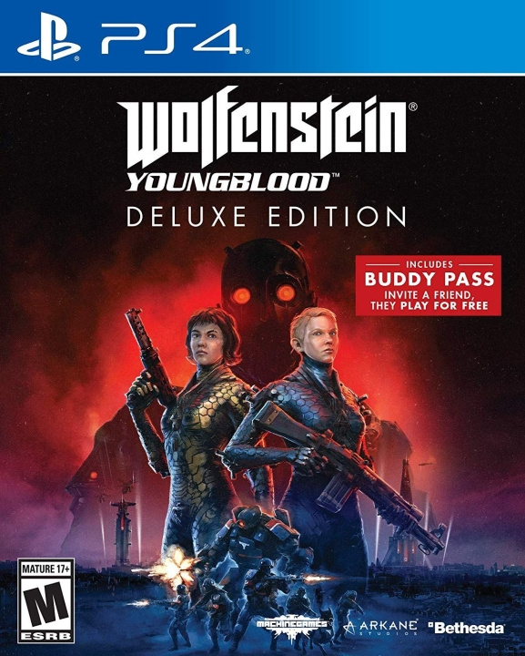 Wolfenstein: Youngblood (Deluxe Edition) (Import) (PS4) i gruppen HJEMMEELEKTRONIK / Spilkonsoller og tilbehør / Sony PlayStation 4 / Spil hos TP E-commerce Nordic AB (C96515)