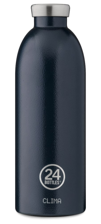 24Bottles - Clima Bottle 0,85 L - Rustic Deep Blue (24B433) i gruppen SPORT, FRITID & HOBBY / Friluftsliv / Termokander & vandflasker hos TP E-commerce Nordic AB (C96613)