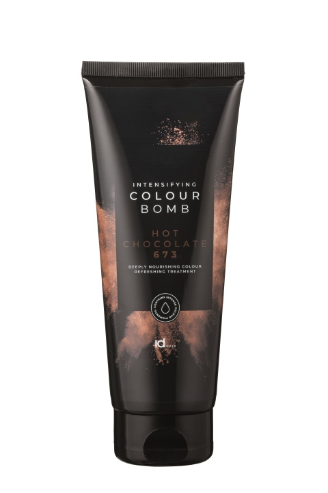 ID Hair Colour Bomb Hot Chocolate 673 - 200 ml i gruppen SKØNHED & HELSE / Hår og styling / Hårpleje / Hårfarve / Hårfarve & Farve bombe hos TP E-commerce Nordic AB (C96679)