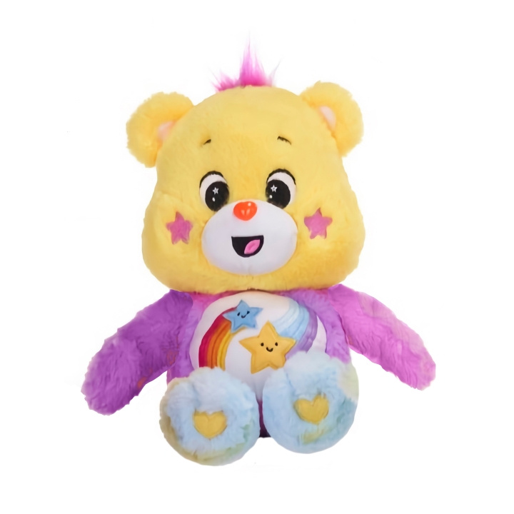 Care Bears Gul plys, 30 cm (70225) i gruppen LEGETØJ, BØRN & BABY / Babyleg (0-3 år) / Tøjdyr hos TP E-commerce Nordic AB (C96785)