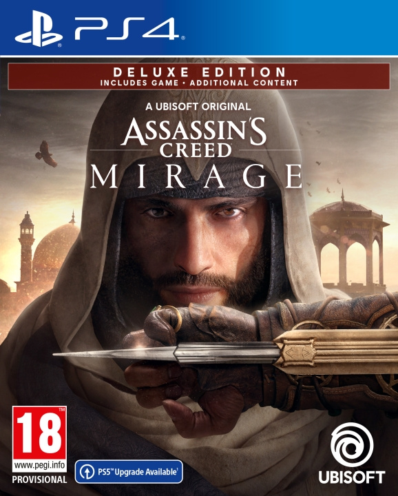 Assassin\'s Creed Mirage (Deluxe Edition) (PS4) i gruppen HJEMMEELEKTRONIK / Spilkonsoller og tilbehør / Sony PlayStation 4 / Spil hos TP E-commerce Nordic AB (C97032)