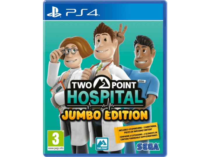 Two Point Hospital (Jumbo Edition) (PS4) i gruppen HJEMMEELEKTRONIK / Spilkonsoller og tilbehør / Sony PlayStation 4 / Spil hos TP E-commerce Nordic AB (C97094)