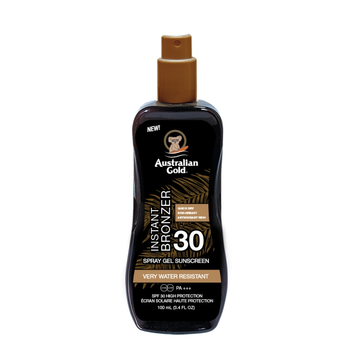 Australian Gold Instant Bronzer Spray Gel - rejsestørrelse - 100 ml i gruppen SKØNHED & HELSE / Hudpleje / Tanning / Brun uden sol hos TP E-commerce Nordic AB (C97118)