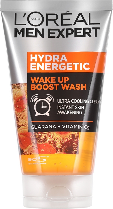 L\'Oréal Paris Men Expert Hydra Energetic Wake Up Boost Wash - 100 ml i gruppen SKØNHED & HELSE / Hudpleje / Ansigt / Rengøring hos TP E-commerce Nordic AB (C97172)