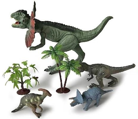 Animal Universe Dinosaursæt med lys og lyd - Dilophosaurus (525007) i gruppen LEGETØJ, BØRN & BABY / Legetøj / Figurer, miniaturer og tilbehør hos TP E-commerce Nordic AB (C97179)