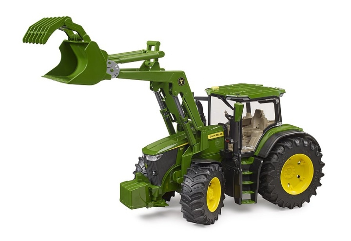 Bruder John Deere 7R 350 med frontlader (03151) i gruppen LEGETØJ, BØRN & BABY / Legetøj / Legetøjsbiler hos TP E-commerce Nordic AB (C97193)