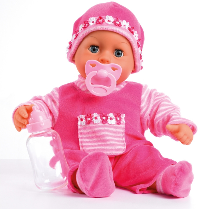 Bayer Dukke - First Words Baby - Pink 38 cm (93825AA) i gruppen LEGETØJ, BØRN & BABY / Legetøj / Docks og tilbehør hos TP E-commerce Nordic AB (C97218)