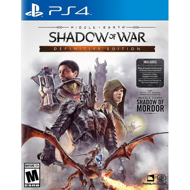 Middle-Earth: Shadow of War Definitive Edition (Import ) (PS4) i gruppen HJEMMEELEKTRONIK / Spilkonsoller og tilbehør / Sony PlayStation 4 / Spil hos TP E-commerce Nordic AB (C97238)