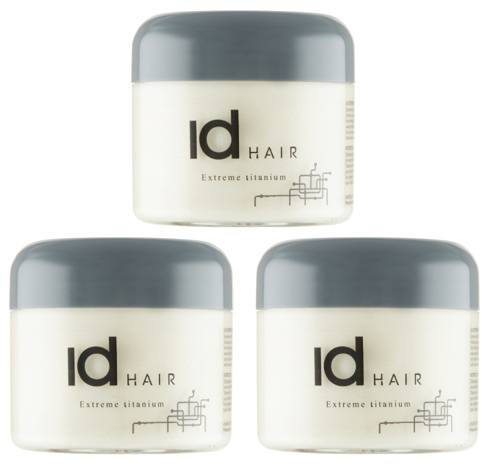 ID Hair Extreme Titanium 100 ml x 3 i gruppen SKØNHED & HELSE / Hår og styling / Hår styling / Hår Voks hos TP E-commerce Nordic AB (C97255)