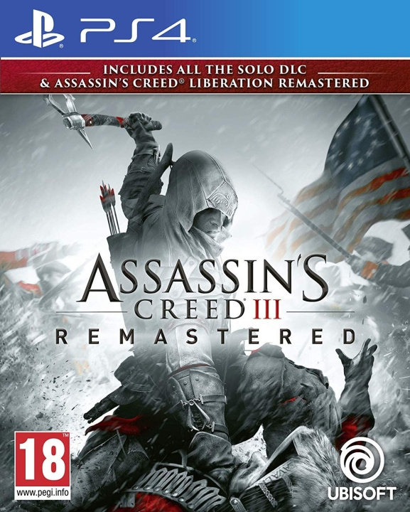 Assassin\'s Creed III Remastered (PS4) i gruppen HJEMMEELEKTRONIK / Spilkonsoller og tilbehør / Sony PlayStation 4 / Spil hos TP E-commerce Nordic AB (C97277)