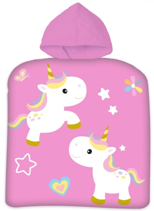 BrandMac Poncho - 50 x 100 cm - Unicorn (110017) i gruppen LEGETØJ, BØRN & BABY / Børnetekstiler / Bad tilbehør hos TP E-commerce Nordic AB (C97286)