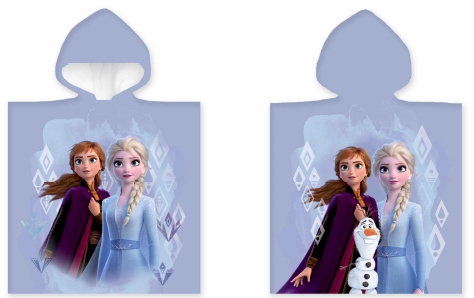 BrandMac Poncho håndklæde - 50 x 100 cm - Frozen (110070) i gruppen LEGETØJ, BØRN & BABY / Børnetekstiler / Bad tilbehør hos TP E-commerce Nordic AB (C97296)