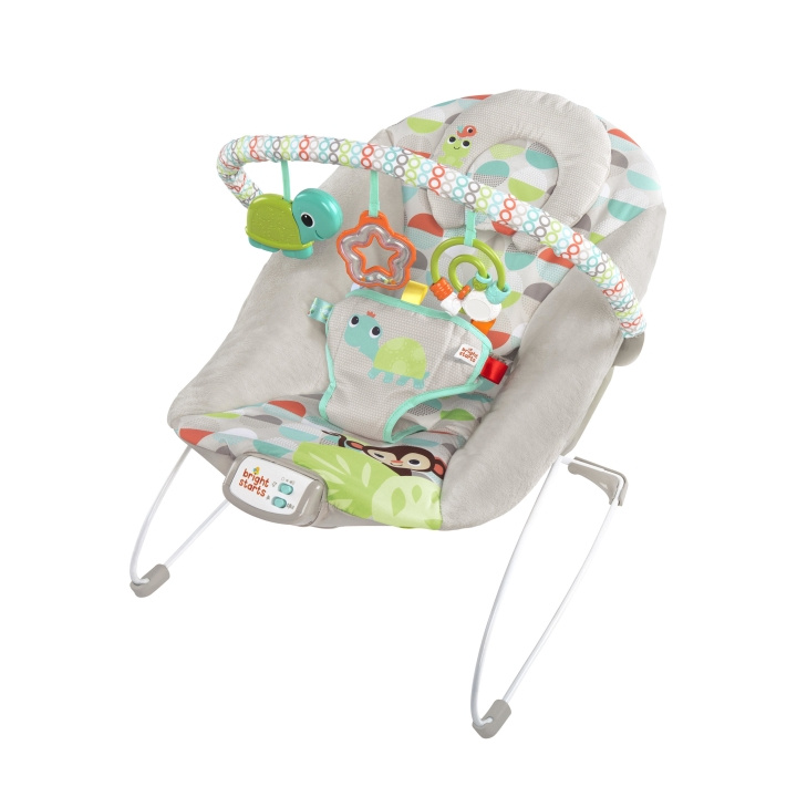 Bright Starts Happy Safari Bouncer™ - (BS-11508) i gruppen LEGETØJ, BØRN & BABY / Babyleg (0-3 år) / Aktivitetslegetøj hos TP E-commerce Nordic AB (C97403)