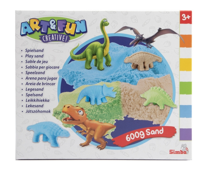 Art&Fun Art & Fun - Playsand Set Dinosaurs (106344621) i gruppen LEGETØJ, BØRN & BABY / Legetøj / Eksperiment og gør det selv hos TP E-commerce Nordic AB (C97498)