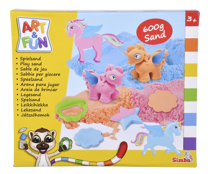 Art&Fun Playsand-sæt Enhjørning (106344622) i gruppen LEGETØJ, BØRN & BABY / Legetøj / Eksperiment og gør det selv hos TP E-commerce Nordic AB (C97499)