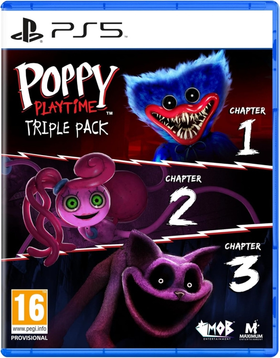 Poppy Playtime Triple Pack (PS5) i gruppen HJEMMEELEKTRONIK / Spilkonsoller og tilbehør / Sony PlayStation 5 / Spil hos TP E-commerce Nordic AB (C97562)