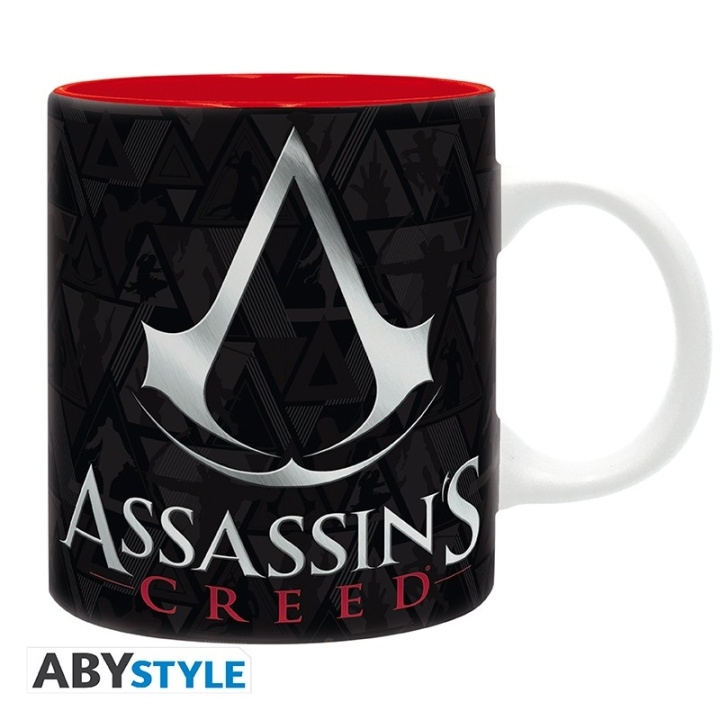 Abysse ASSASSIN\'S CREED - Krus - 320 ml - Crest sort & rød - subli x2 i gruppen SPORT, FRITID & HOBBY / Sjove gadgets / Krus hos TP E-commerce Nordic AB (C97597)