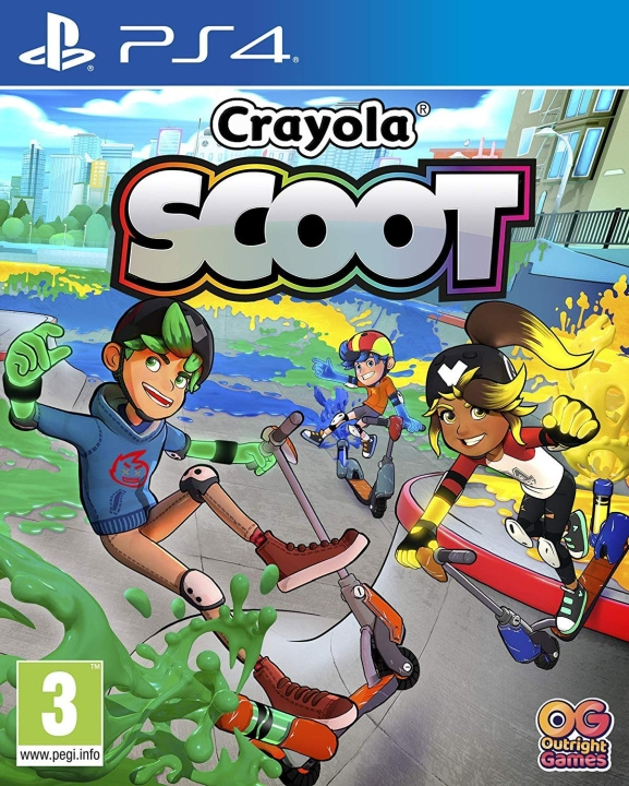 Outright Games Crayola Scoot i gruppen HJEMMEELEKTRONIK / Spilkonsoller og tilbehør / Sony PlayStation 4 / Spil hos TP E-commerce Nordic AB (C97791)