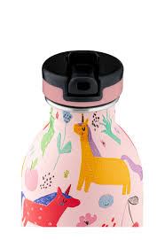 24Bottles Kids Collection - Urban Bottle 250 ml m. sportslåg - Magic Friends (24B931) i gruppen SPORT, FRITID & HOBBY / Friluftsliv / Termokander & vandflasker hos TP E-commerce Nordic AB (C97893)