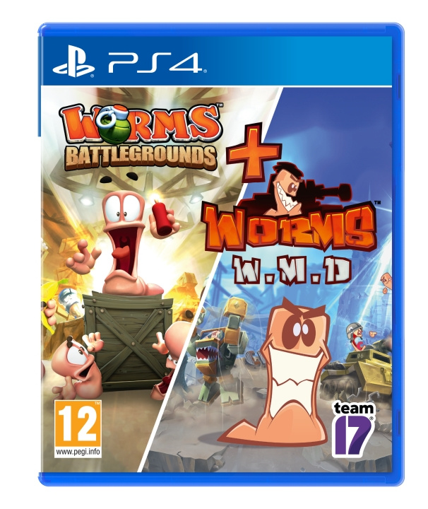 Worms Battlegrounds + Worms WMD Double Pack (PS4) i gruppen HJEMMEELEKTRONIK / Spilkonsoller og tilbehør / Sony PlayStation 4 / Spil hos TP E-commerce Nordic AB (C97934)