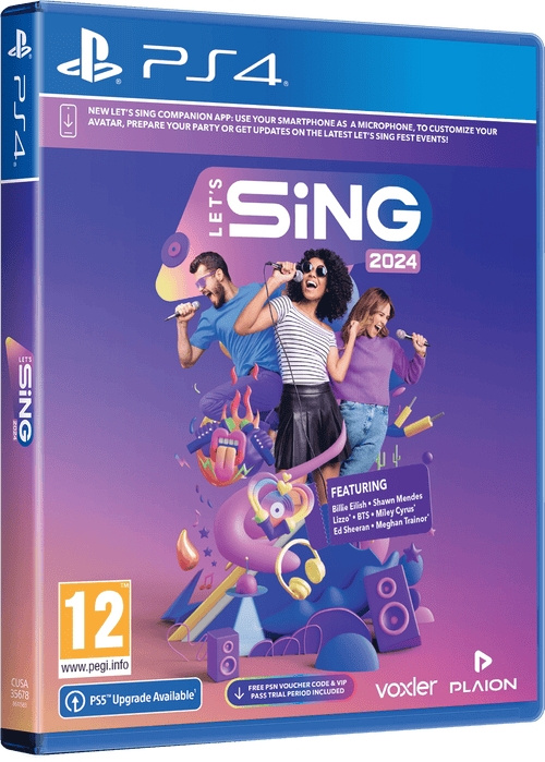 Let\'s Sing 2024 (PS4) i gruppen HJEMMEELEKTRONIK / Spilkonsoller og tilbehør / Sony PlayStation 4 / Spil hos TP E-commerce Nordic AB (C97942)