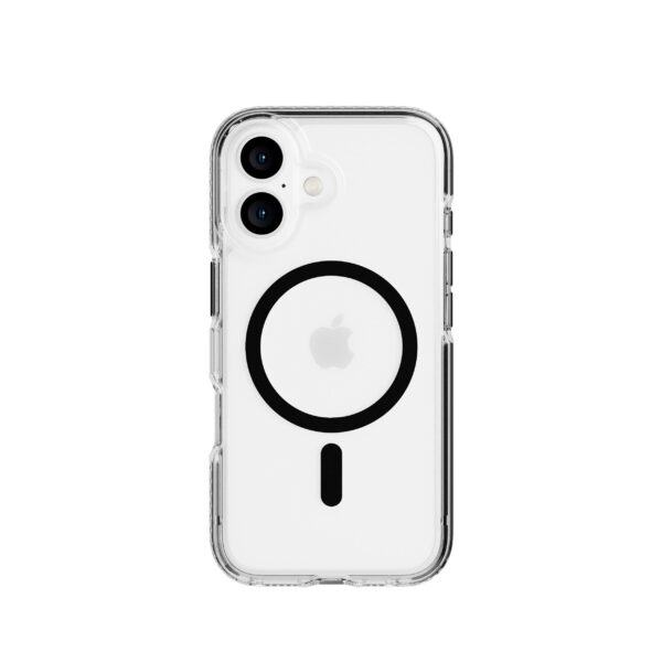 Evo Tech21 - Evo Crystal - Cover - iPhone 16 - MagSafe - Sort i gruppen SMARTPHONES & TABLETS / Mobil Beskyttelse / Apple / iPhone 16 hos TP E-commerce Nordic AB (C97968)