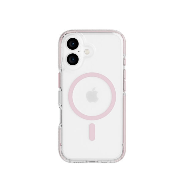 Evo Tech21 - Evo Crystal - Cover - iPhone 16 - MagSafe - Pink i gruppen SMARTPHONES & TABLETS / Mobil Beskyttelse / Apple / iPhone 16 hos TP E-commerce Nordic AB (C97970)