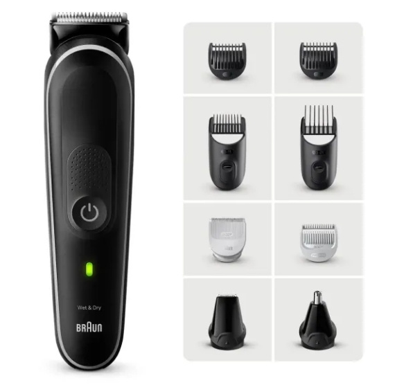 Braun Styler MGK5440 Sort og grå i gruppen SKØNHED & HELSE / Hår og styling / Barbering og trimning / Hårtrimmere hos TP E-commerce Nordic AB (C98044)