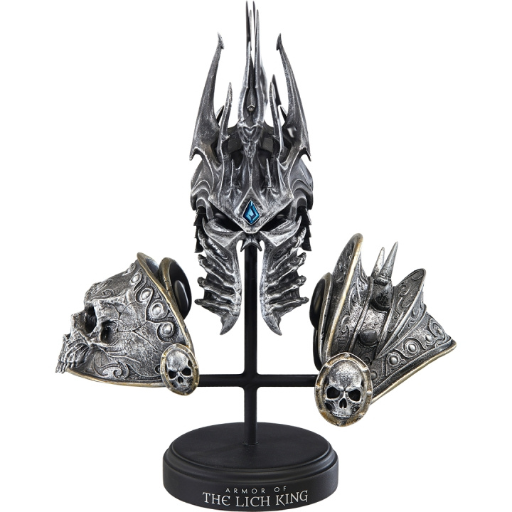 Blizzard World of Warcraft - Ikonisk hjelm og rustning af Lich King Replika i gruppen SPORT, FRITID & HOBBY / Sjove gadgets / Samlergenstande hos TP E-commerce Nordic AB (C98046)