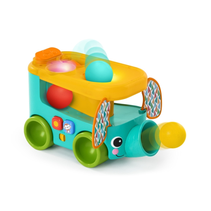 Bright Starts Pop & Roll Safari Bus™ Legetøj med bolde - (BS-16827) i gruppen LEGETØJ, BØRN & BABY / Babyleg (0-3 år) / Aktivitetslegetøj hos TP E-commerce Nordic AB (C98054)