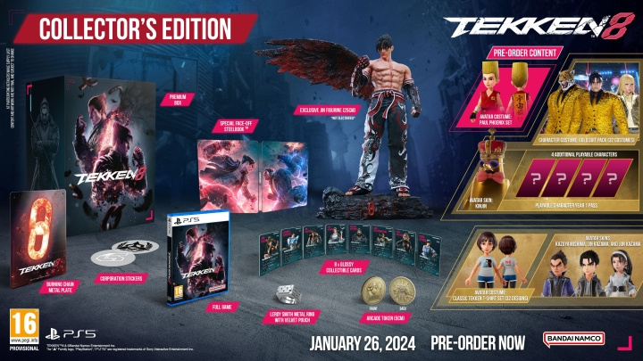 TEKKEN 8 (Collector\'s Edition) (PS5) i gruppen HJEMMEELEKTRONIK / Spilkonsoller og tilbehør / Sony PlayStation 5 / Spil hos TP E-commerce Nordic AB (C98172)