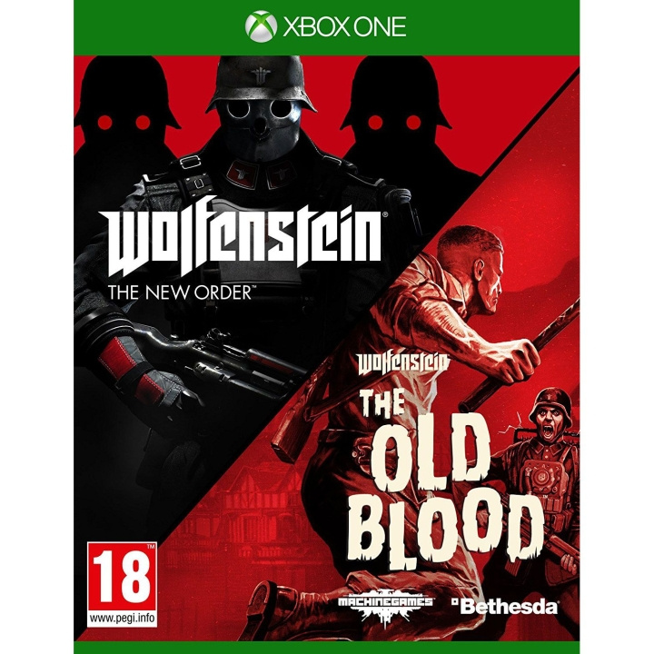 Wolfenstein Double Pack - The New Order and The Old Blood (XONE) i gruppen HJEMMEELEKTRONIK / Spilkonsoller og tilbehør / Xbox One / Spil hos TP E-commerce Nordic AB (C98302)