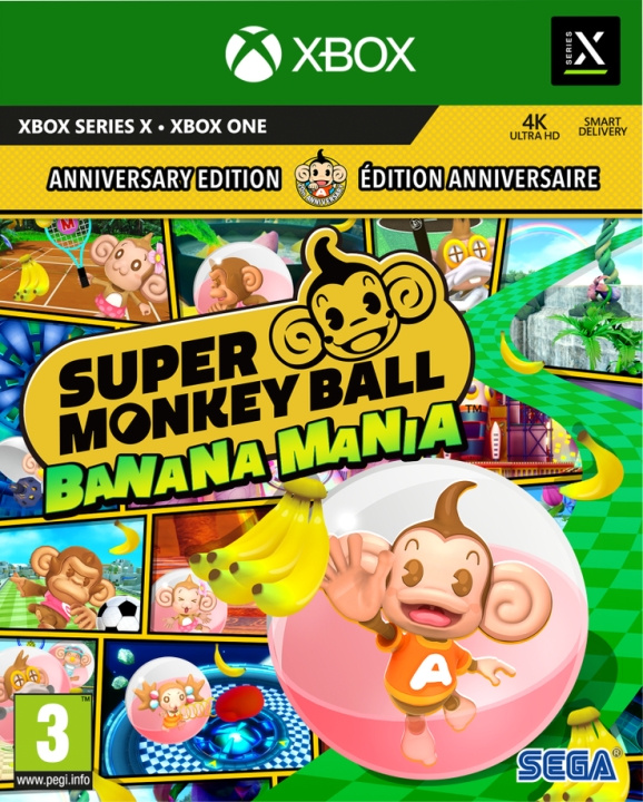 Super Monkey Ball Banana Mania (XONE/XSERIESX) (XseriesX) i gruppen HJEMMEELEKTRONIK / Spilkonsoller og tilbehør / Xbox Series X / Spil hos TP E-commerce Nordic AB (C98459)