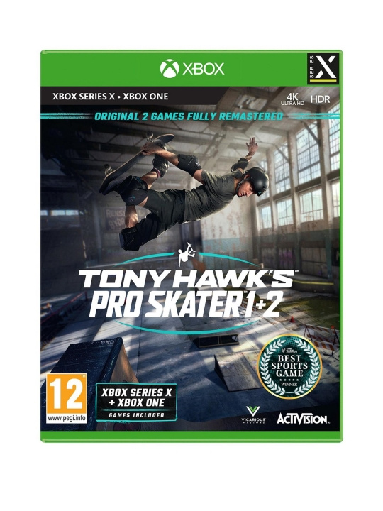 Tony Hawk\'s Pro Skater 1+2 (XseriesX) i gruppen HJEMMEELEKTRONIK / Spilkonsoller og tilbehør / Xbox Series X / Spil hos TP E-commerce Nordic AB (C98484)