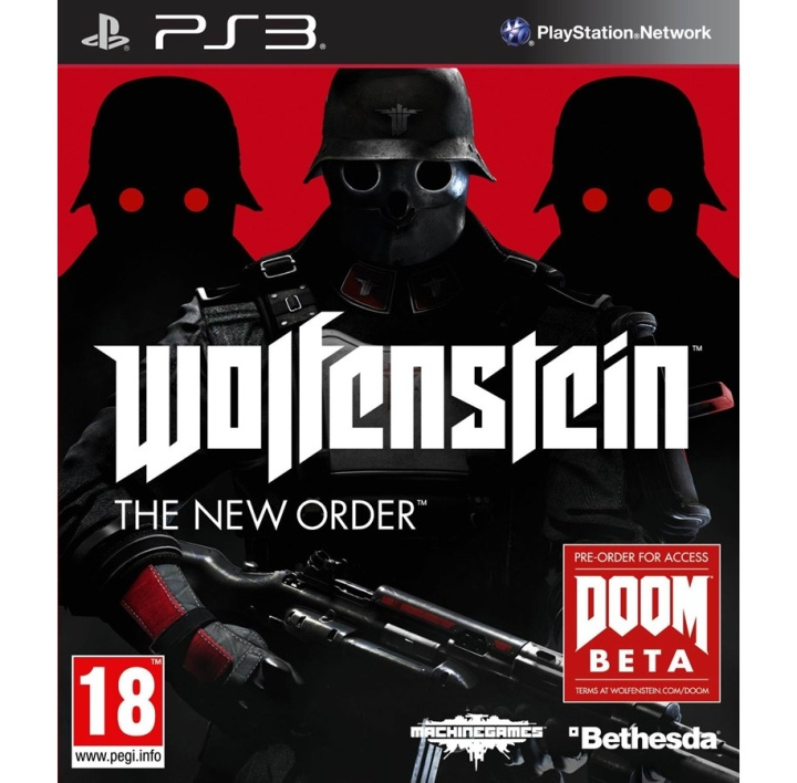 Wolfenstein: The New Order (Essentials) (PS3) i gruppen HJEMMEELEKTRONIK / Spilkonsoller og tilbehør / Sony PlayStation 3 hos TP E-commerce Nordic AB (C98552)