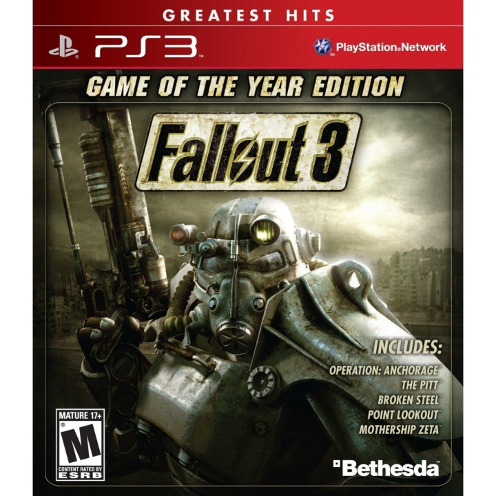 Fallout 3 - Game of the Year Edition (Greatest Hits) (Import) (PS3) i gruppen HJEMMEELEKTRONIK / Spilkonsoller og tilbehør / Sony PlayStation 3 hos TP E-commerce Nordic AB (C98618)