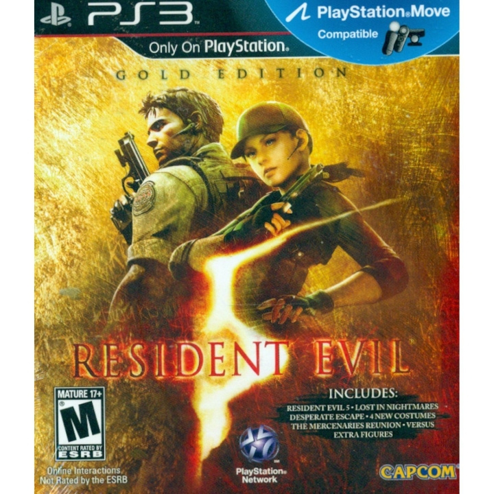 Resident Evil 5: Gold Edition (Import) (PS3) i gruppen HJEMMEELEKTRONIK / Spilkonsoller og tilbehør / Sony PlayStation 3 hos TP E-commerce Nordic AB (C98619)