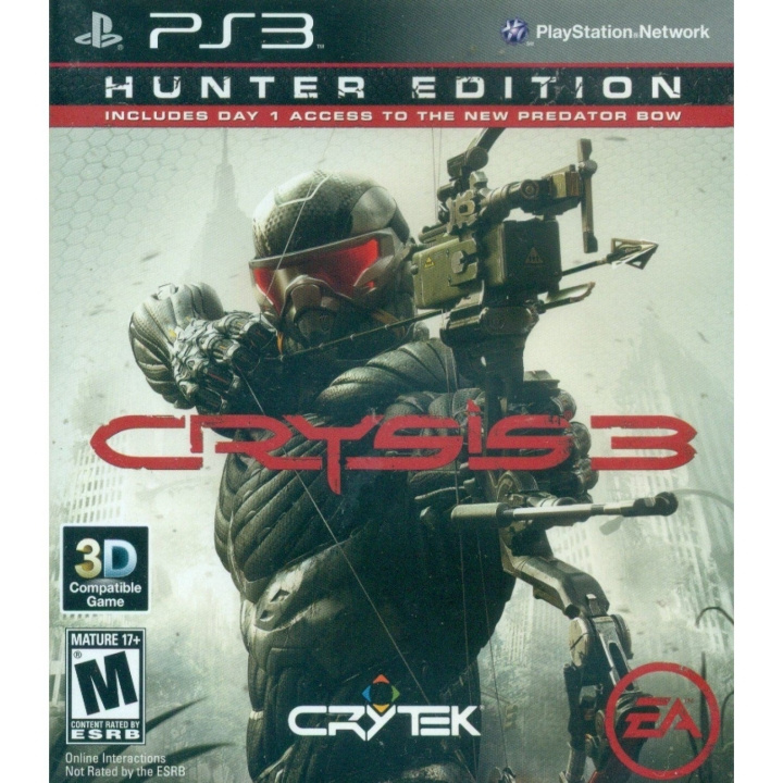 Crysis 3 (Hunter Edition) (Import) (PS3) i gruppen HJEMMEELEKTRONIK / Spilkonsoller og tilbehør / Sony PlayStation 3 hos TP E-commerce Nordic AB (C98630)